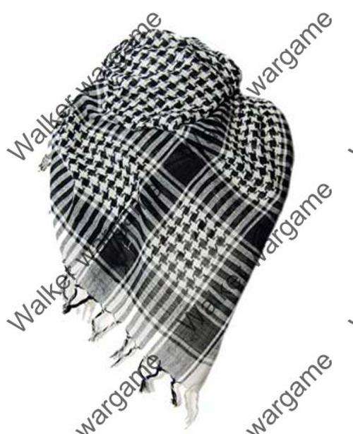 Special Force Favorite Tactical Shemagh - White / Black Light Version