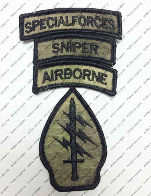 B3052 US Army Special Force - Delta Force Patch With Velcro - AT Colour