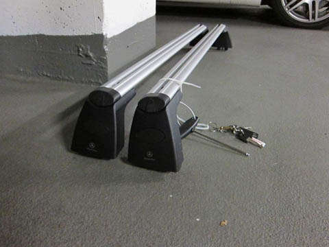 Original Mercedes Benz Roof Racks For Any Car With Bars Accross The Roof
