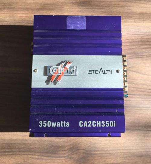 Calibra 350 Watt 2 Channel Car Audio Amplifier - Used - 100% Good Working Condition