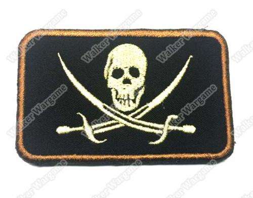 WG016 SEAL Team 6 Skull Patch With Velcro - Full Color