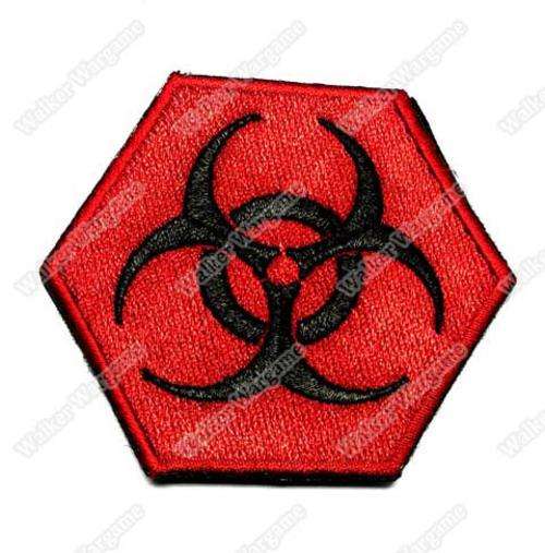 WG013 Biohazard Sight Patch With Velcro - Full Colour