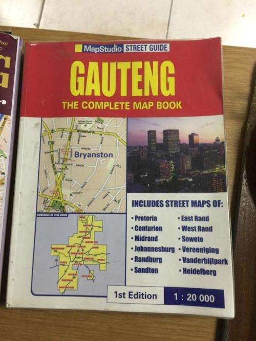 MapStudio Street Guide Full Gauteng The Complete Map Book