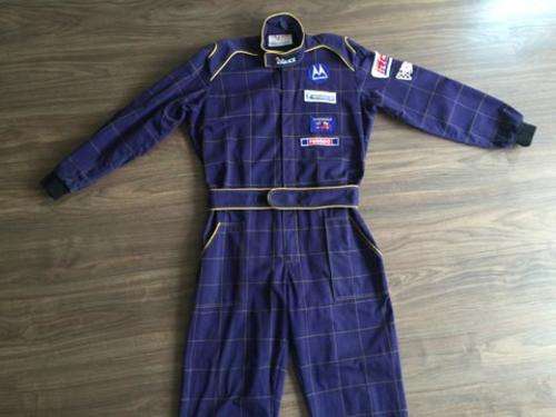 1ST Race Racing Suit With Patch - Blue Size L