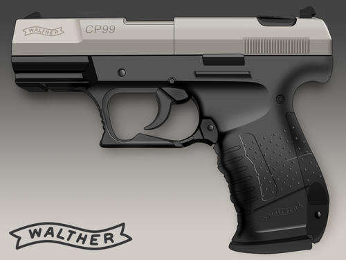 Umarex Walther CP99 P99 CO2  .117 4.5mm Pullet Pistol - Self Defence