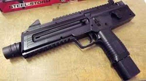 Umarex Steel Storm Submachine Gun CO2 4.5mm Metal BB - Self Defence
