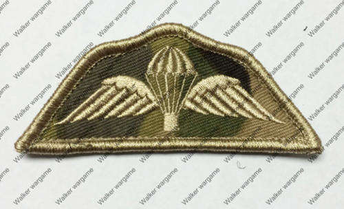 B2410 UK Airborne Division Patch With Velcro - Multicam Colour