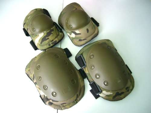 SWAT CQB SAS Tactical Knee & Elbow Pad---- multi cam Colour
