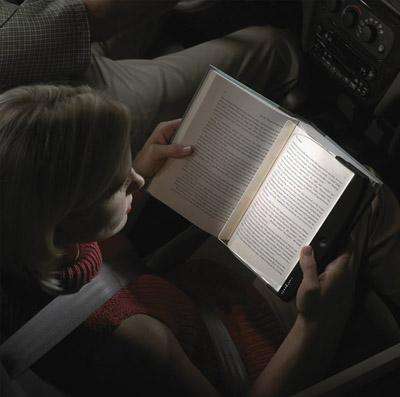 LED Light  Panel Book Reading Lamp ( Read book at night, do not need light)