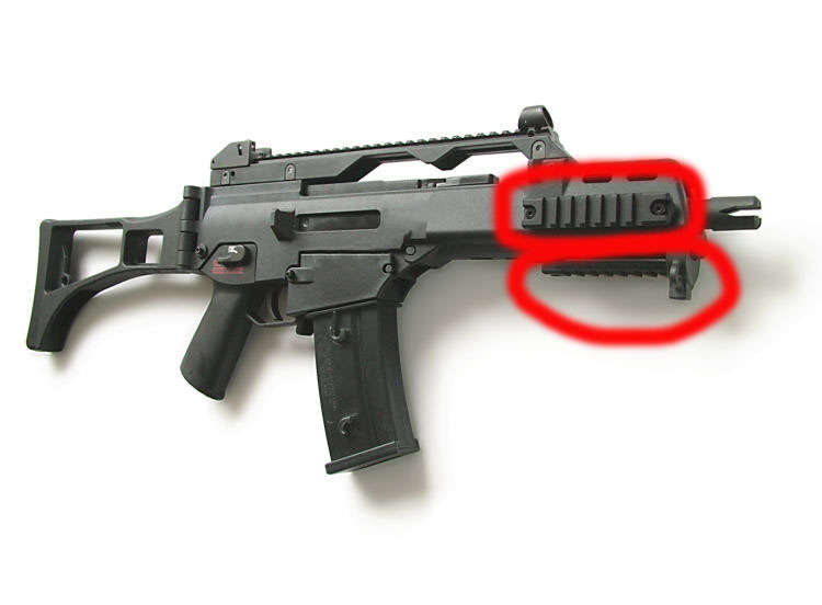 HK G36 Picatinny Side Rail X 2 pieces
