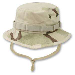 US Army Three Tan Colour Desert Camo Boonie hat - use at second desert storm