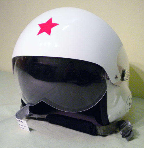 Replica Chinese Airforce Jet Pilot Helmet -- White