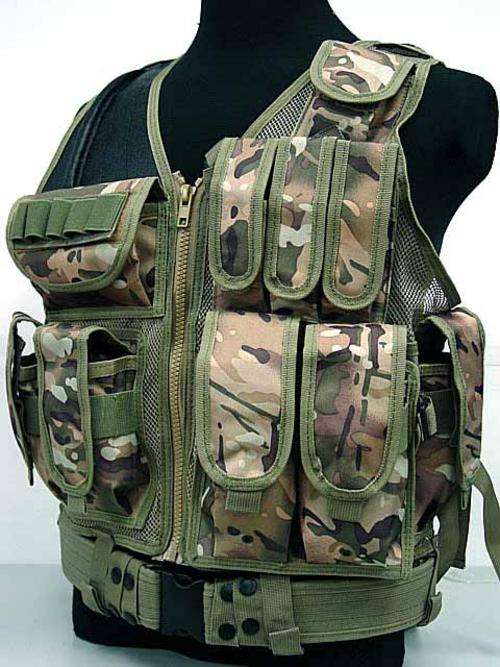 New Tactical Combat Vest -- US Sprical Froce Multicam  + Free Tactical Belt
