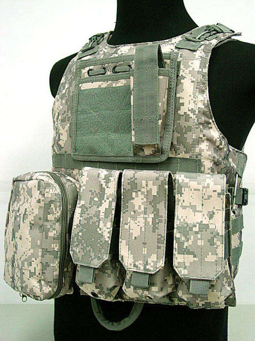 US Army ACU DIGITAL CAMO FSBE MOLLE Vest - ACU