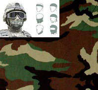 US AMRY Woodland -- MULTI WARP Headband Neck Gator Beanie Hat Balaclava Skull Cap