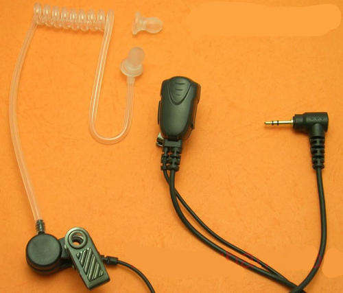 Covert tube Earpiece for Motorola talkabout 1 Pin radio