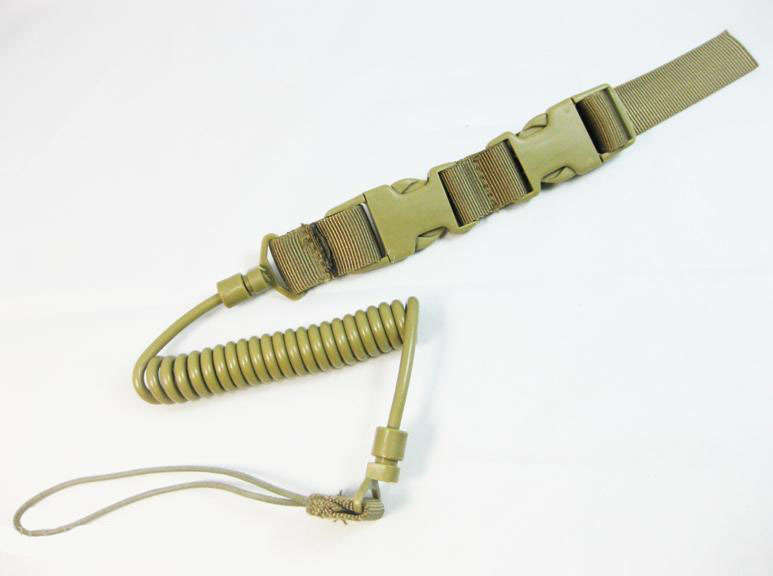 Retention Lanyard Pistol Sling -- US Marinr Desert TAN Colour (never lose your pistol)