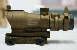 ACOG Type 1x30 Red/Green Dot Sight Scope w/QD Mount -- Desert Sand Colour