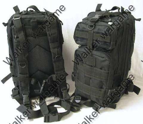 3P Molle Assault Backpack Bag -  SWAT Black (*RSA Seller*)