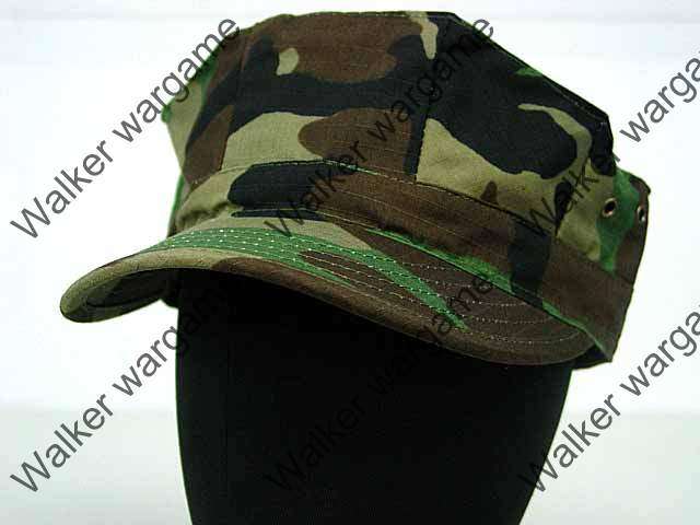 US Army & Navy Seal Woodland Camo  --  GARRISON Style Patrol Cap