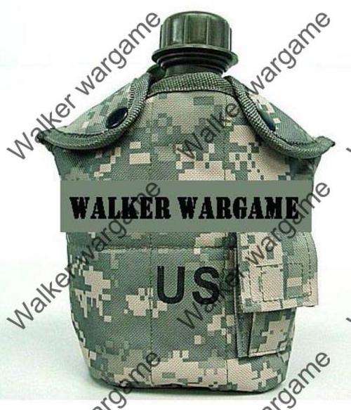 1Qt Canteen Water Bottle w/Pouch & Cup -- US Army Digital ACU Camo