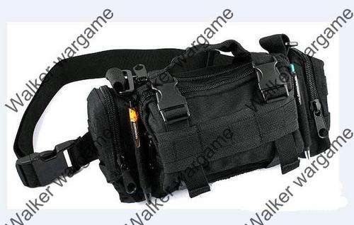 SWAT Black Specific Molle Universal Gear Bag Pouch -fit paintball gas bottle