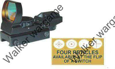Full Metal Multi-Reticle CQB Compact Reflex Green Red Dot Precision Sight
