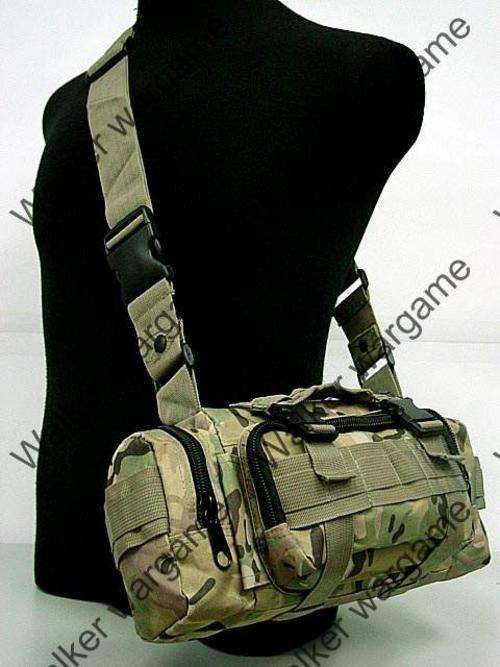 Multicam Camo Specific Universal Gear Bag Pouch -fit paintball gas bottle