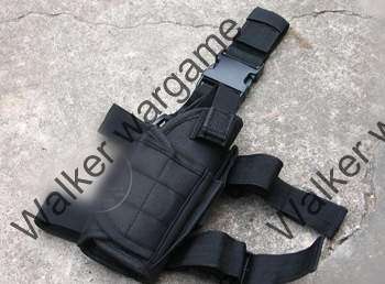 Drop Leg  Universal Pistol Holster  --- SWAT Black  (* RSA Seller *)