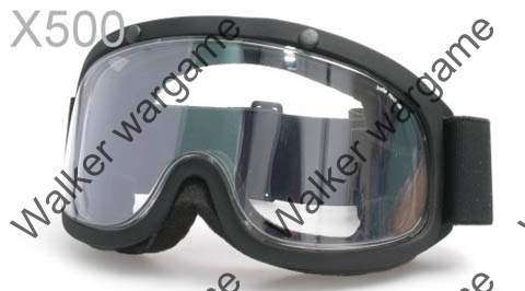 Brand New Tactical Wind Dust X500 Goggle Clear Glasses For SWAT - Black
