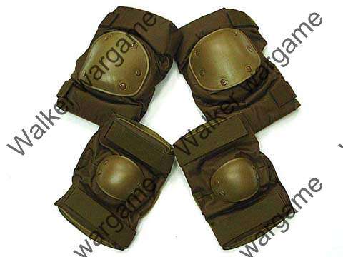 US ARMY  TACTICAL KNEE + ELBOW  PADS Coyote Tan (match ACU, MULITCAM,DESERT)