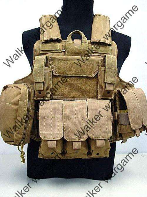 US Force Recon Marine MOD MOLLE Vest - TAN (* RSA Seller *)