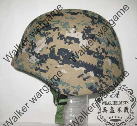 M88 PASGT Kevlar Helmet Cover (can fit SANDF helmet)   -- US MARINE Digital Woodland (marpat) colour