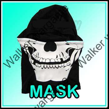 CALL OF DUTY 6 - Reflective GHOST SKULL Balaclava Hood Protector