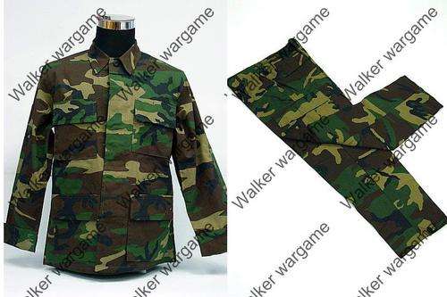 US NAVY SEAL WOODLAND BDU Uniform Set ---Size Large