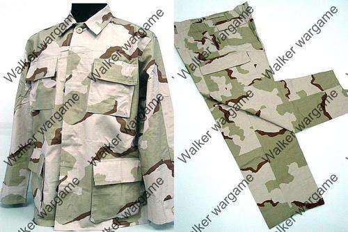 US ARMY Three Tan Desert Camo BDU (Secound Desert Storm) -- Siza X-Large