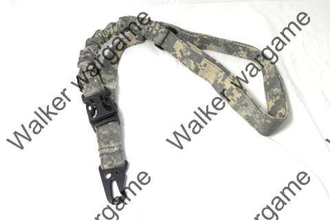 Tactical Elastic Bungee CQB Single Point Rifle Sling - US ARMY ACU DIGITAL CAMO