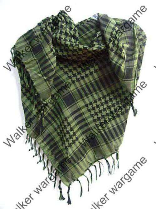 Special Force Favorite Tactical Shemagh - OD Green / Black Light Version