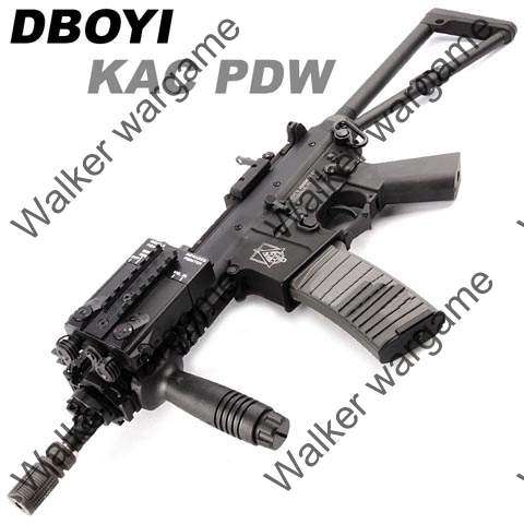 Boyi Diboys Airsoft Gun KAC PDW Full Metal AEG Free Grip and Battery box (Real Gun weight and size)