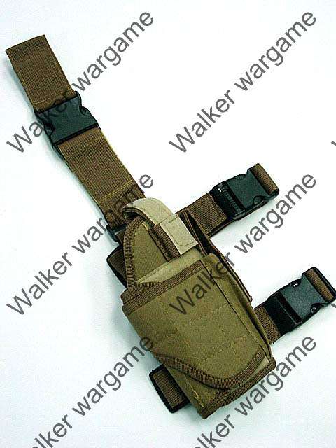 Drop Leg Universal Pistol Holster  --- US Marine Desert Tan (* RSA Seller *)