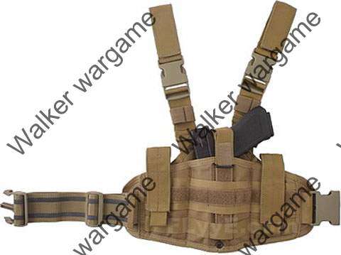 Flyye 1000D Molle Versatile Drop Leg Pistol Holster (Left & Right Hand ) - Tan
