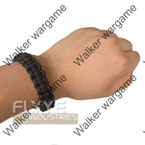 FLYYE MIL SPEC Survival Bracelet Top Qulity Para Cord - SWAT Black