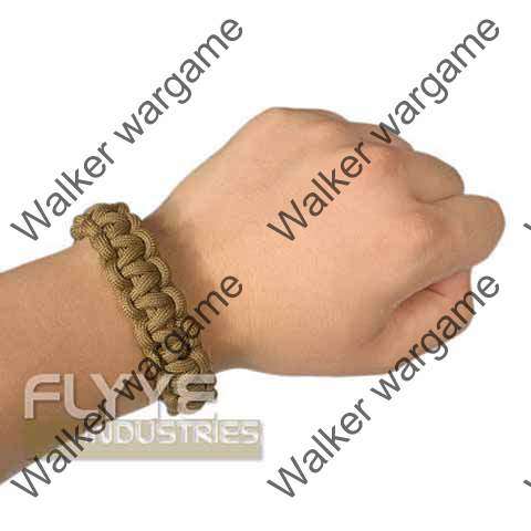 FLYYE MIL SPEC Survival Bracelet Top Qulity Para Cord - Marine Coyote Tan