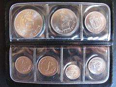SET OF RHODESIAN COINS