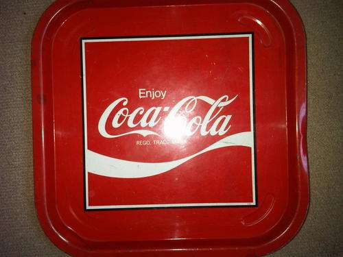 Vintage Metal coca cola tray