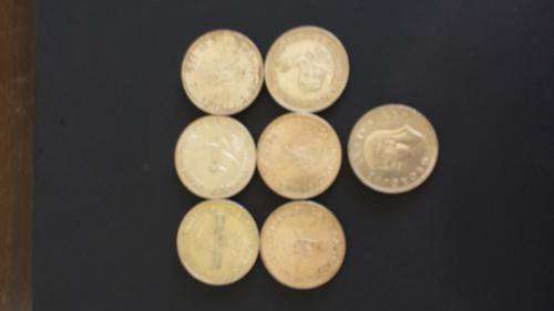 LOT - 7 :     5 S COINS 1952,1947,1951,1960