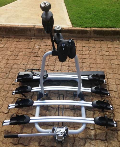 Evo Bicycle Carrier (Bike Rack) for 4 Bikes - Tow bar mount - Fully Lockable