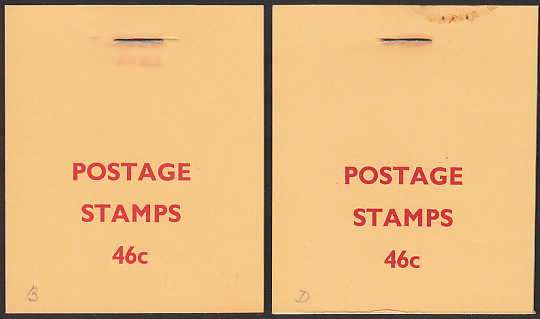 RHODESIA 1970 46c B AND D BOOKLETS FROM THE 2nd PRINTING COMPLETE SACC B11 C/V R150