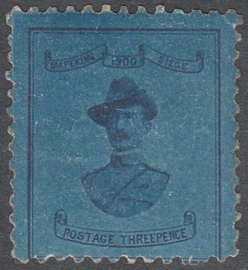 MAFEKING SIEGE 1900 3d BADEN POWELL PALE BLUE SHADE MOUNTED MINT. SACC 19 C/V R40000. SEE DESRIPTION
