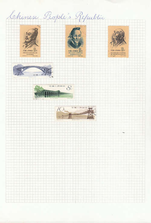 CHINA ALL PERIODS SELECTION ON 9 ALBUM PAGES AS PER SCANS.